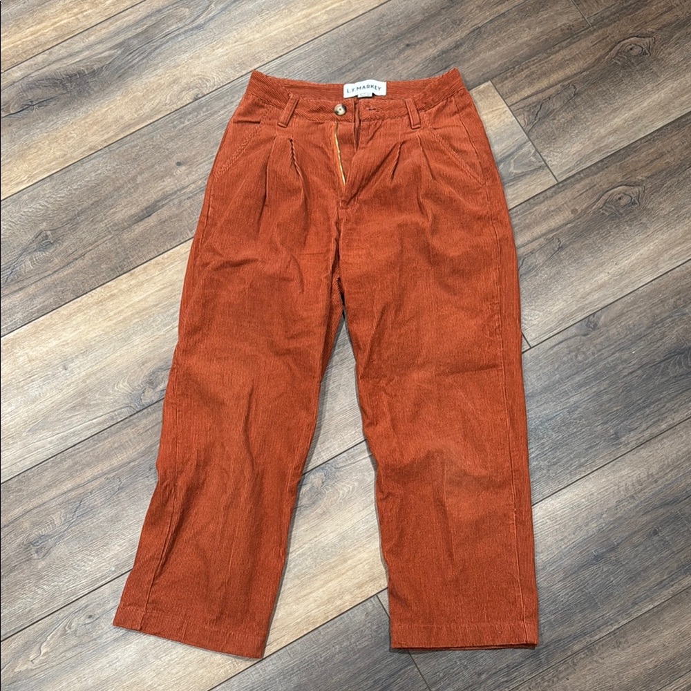 LF MARKEY Rust Corduroy Pants